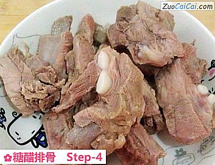 糖醋排骨做法第四步骤