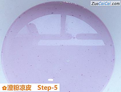 澄粉凉皮做法第五步骤