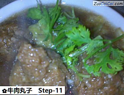 牛肉丸子成品图4