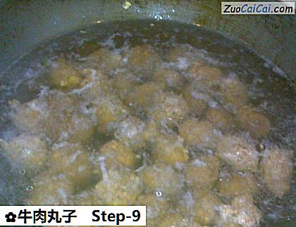 牛肉丸子做法第九步骤