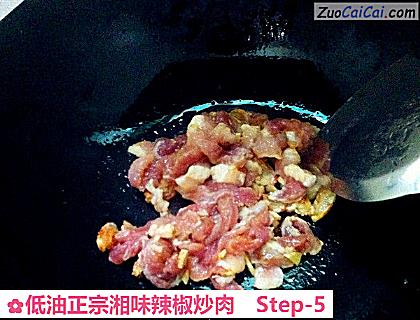 低油正宗湘味辣椒炒肉做法第五步骤