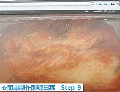 简单制作酸辣白菜做法第九步骤