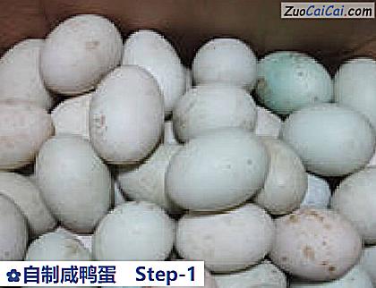 自制咸鸭蛋做法第一步骤