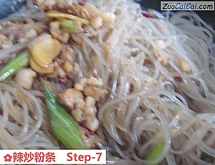 辣炒粉条做法第七步骤