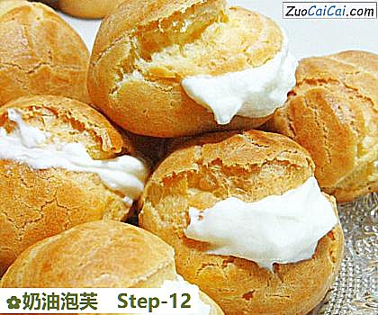 奶油泡芙做法第十二步骤