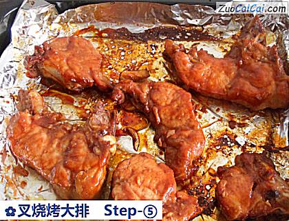 叉烧烤大排做法第五步骤