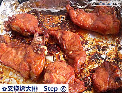 叉烧烤大排做法第六步骤