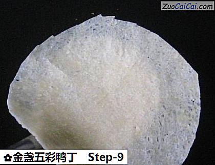 金盏五彩鸭丁做法第九步骤