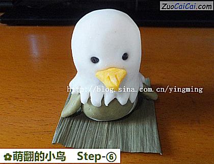 萌翻的小鸟做法第六步骤