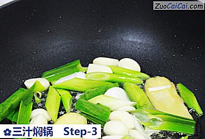 三汁焖锅做法第三步骤
