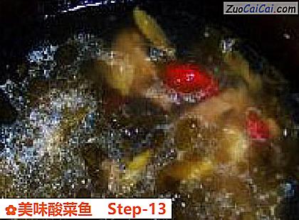 美味酸菜鱼做法第十三步骤