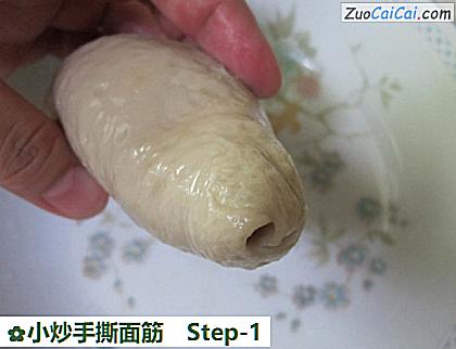 小炒手撕面筋做法第一步骤