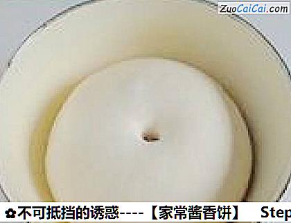 家常酱香饼做法第四步骤