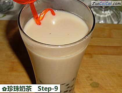 珍珠奶茶成品图1