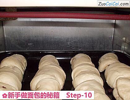 新手做面包的秘籍做法第十步骤