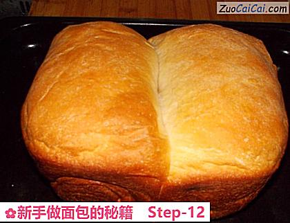 新手做面包的秘籍做法第十二步骤