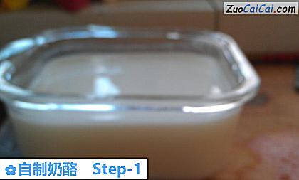 自制奶酪做法第一步骤