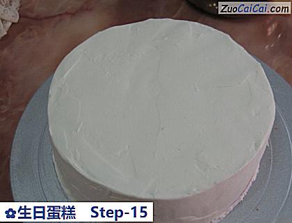 生日蛋糕做法第十五步骤