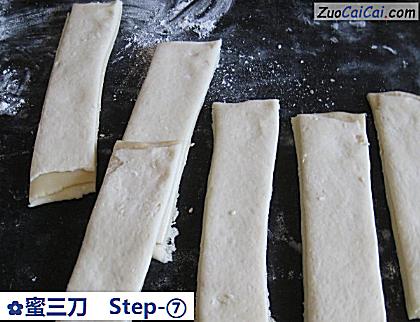 蜜三刀做法第七步骤