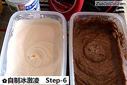 自制冰激凌做法第六步骤