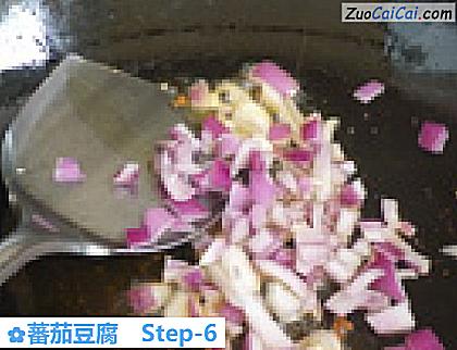 蕃茄豆腐做法第六步骤