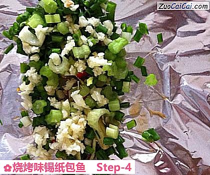 烧烤味锡纸包鱼做法第四步骤