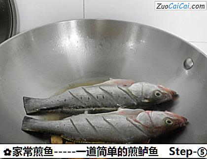 家常煎鱼做法第五步骤