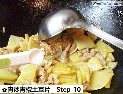 肉炒青椒土豆片做法第十步骤