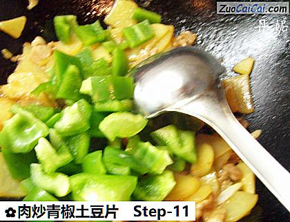 肉炒青椒土豆片做法第十一步骤