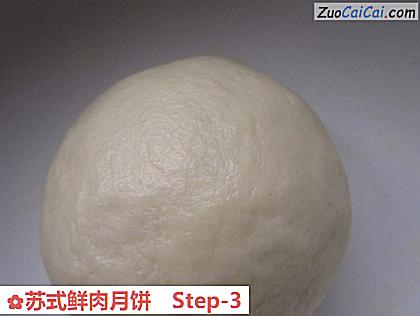 苏式鲜肉月饼做法第三步骤