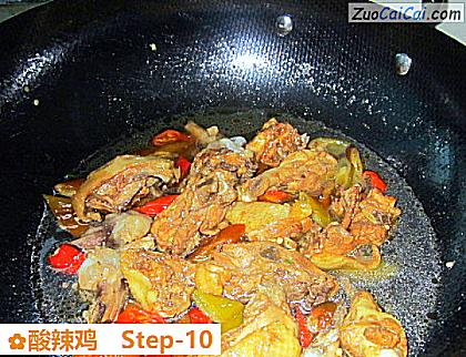 酸辣鸡做法第十步骤