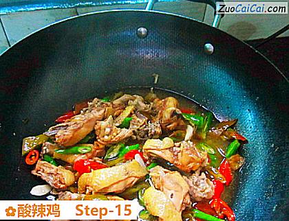 酸辣鸡做法第十五步骤