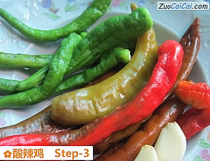 酸辣鸡做法第三步骤