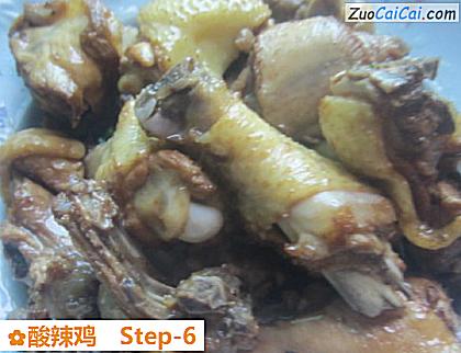 酸辣鸡做法第六步骤
