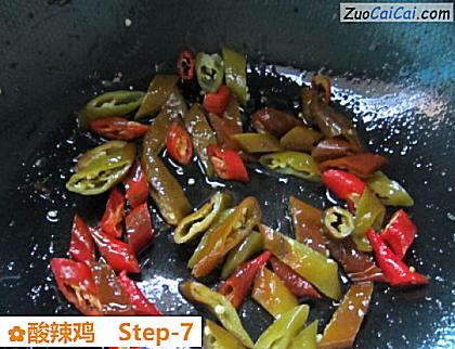 酸辣鸡做法第七步骤