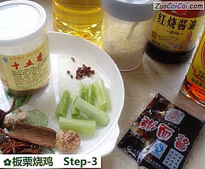 板栗烧鸡做法第三步骤