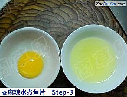 麻辣水煮鱼片做法第三步骤