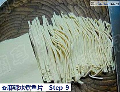 麻辣水煮鱼片做法第九步骤