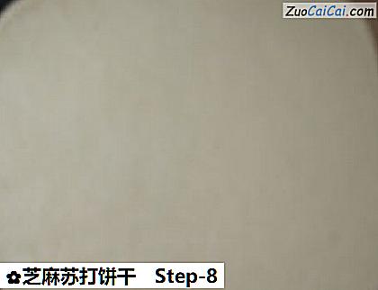 芝麻苏打饼干做法第八步骤