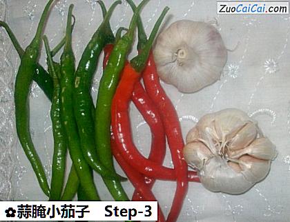 蒜腌小茄子做法第三步骤