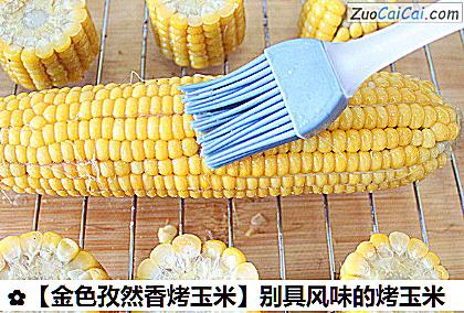 金色孜然香烤玉米做法第四步骤