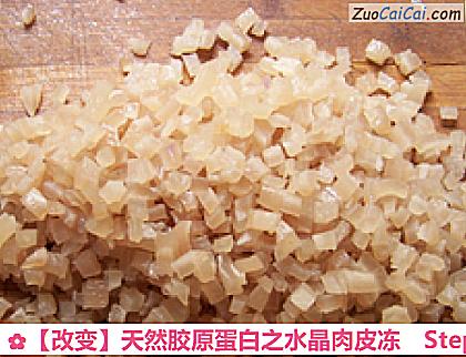 天然胶原蛋白之水晶肉皮冻做法第七步骤