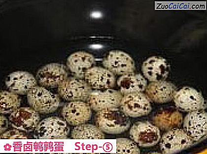 香卤鹌鹑蛋做法第五步骤