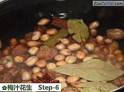 梅汁花生做法第六步骤