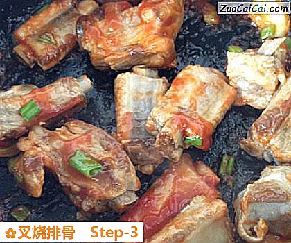 叉烧排骨做法第三步骤