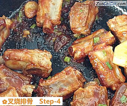 叉烧排骨做法第四步骤