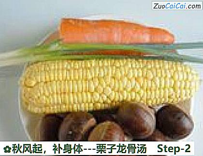 -栗子龙骨汤做法第二步骤