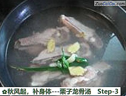 -栗子龙骨汤做法第三步骤