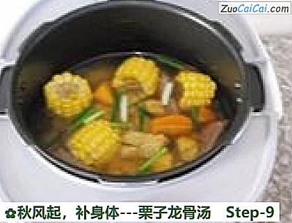 -栗子龙骨汤做法第九步骤