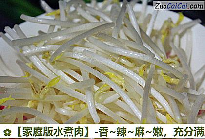 家庭版水煮肉做法第一步骤